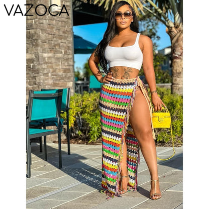 Cancun Vibe Crochet Skirt
