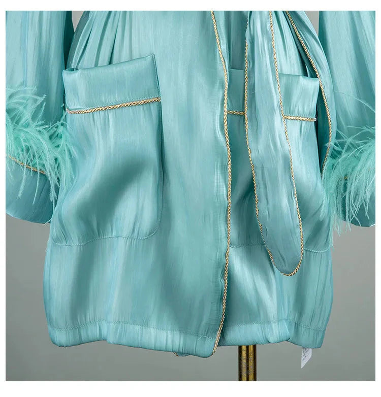 Caria Feather Jacket/Dress