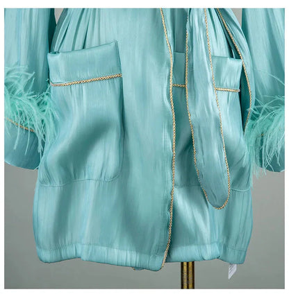 Caria Feather Jacket/Dress
