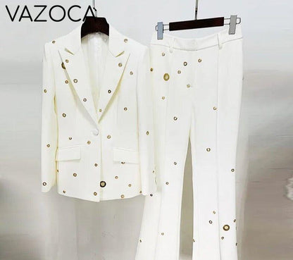Cassandra Blazer Pants Set
