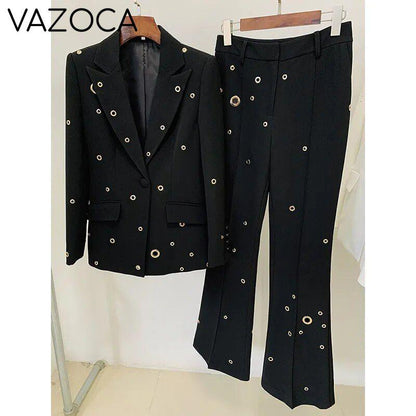 Cassandra Blazer Pants Set