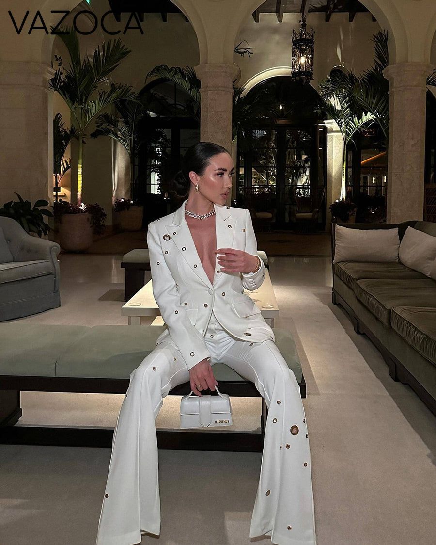Cassandra Blazer Pants Set