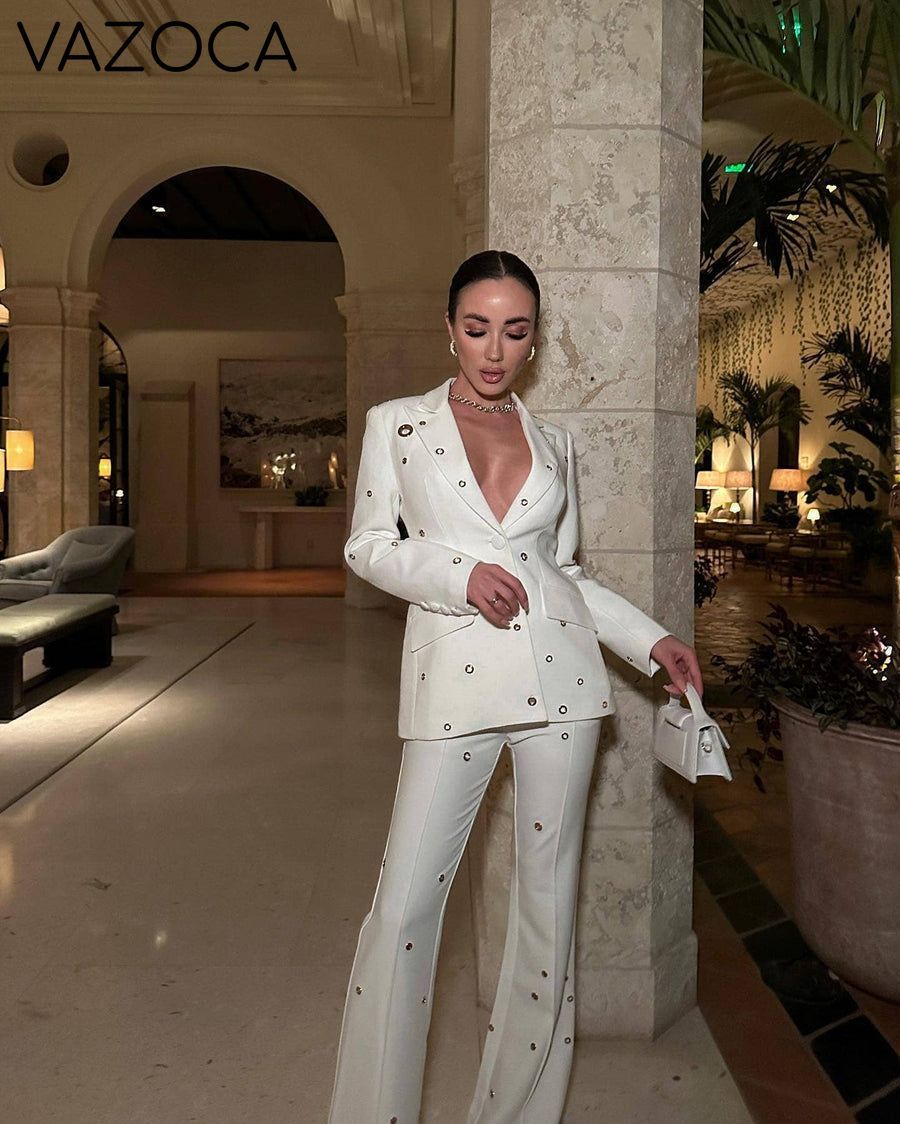 Cassandra Blazer Pants Set