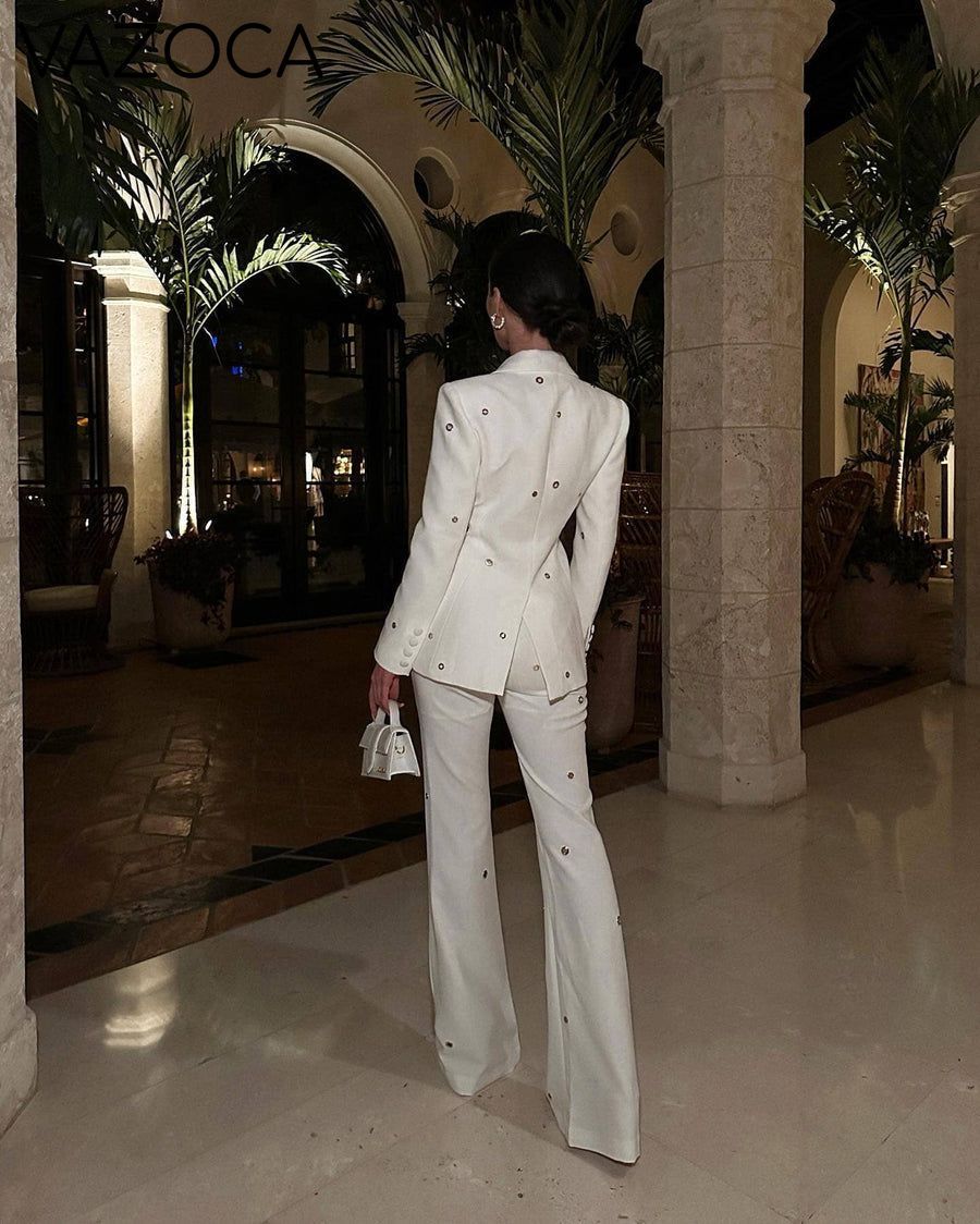 Cassandra Blazer Pants Set