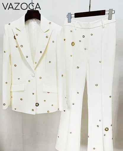 Cassandra Blazer Pants Set