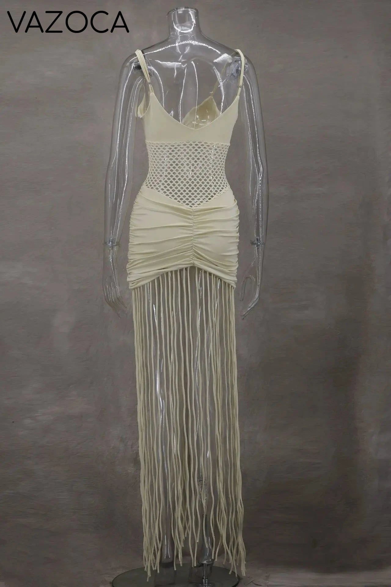 Cassandra Tassel Maxi Dress