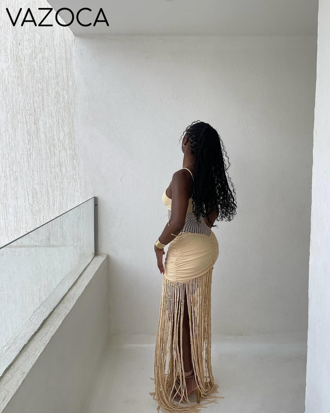 Cassandra Tassel Maxi Dress