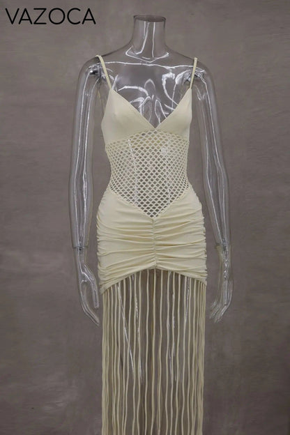 Cassandra Tassel Maxi Dress