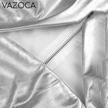 Celebrity Leather Maxi Dress