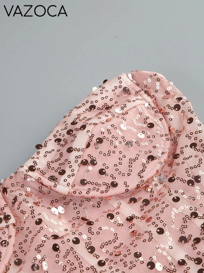 Celebrity Party Sequin Dress