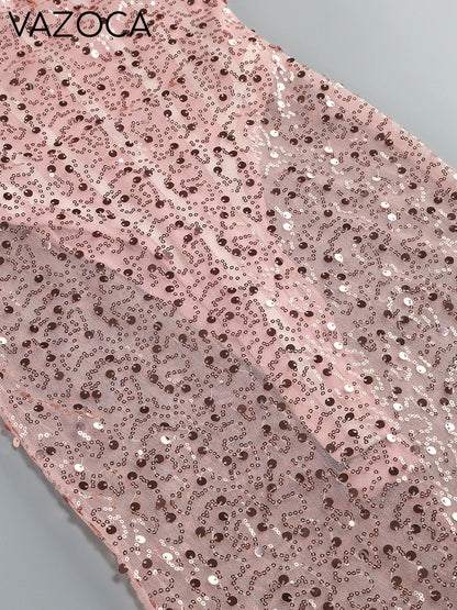 Celebrity Party Sequin Dress