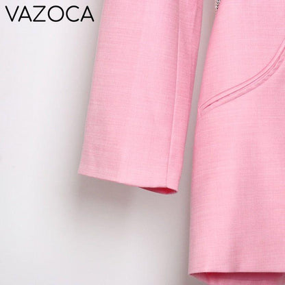 Cherry On Top Backless Diamond Blazer