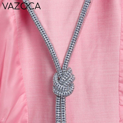 Cherry On Top Backless Diamond Blazer