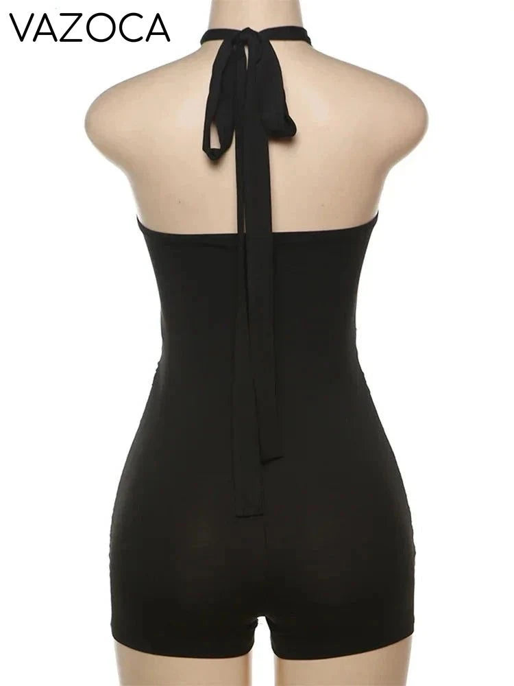 Chic Buckle Romper