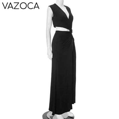Chic Serenity Maxi Dress
