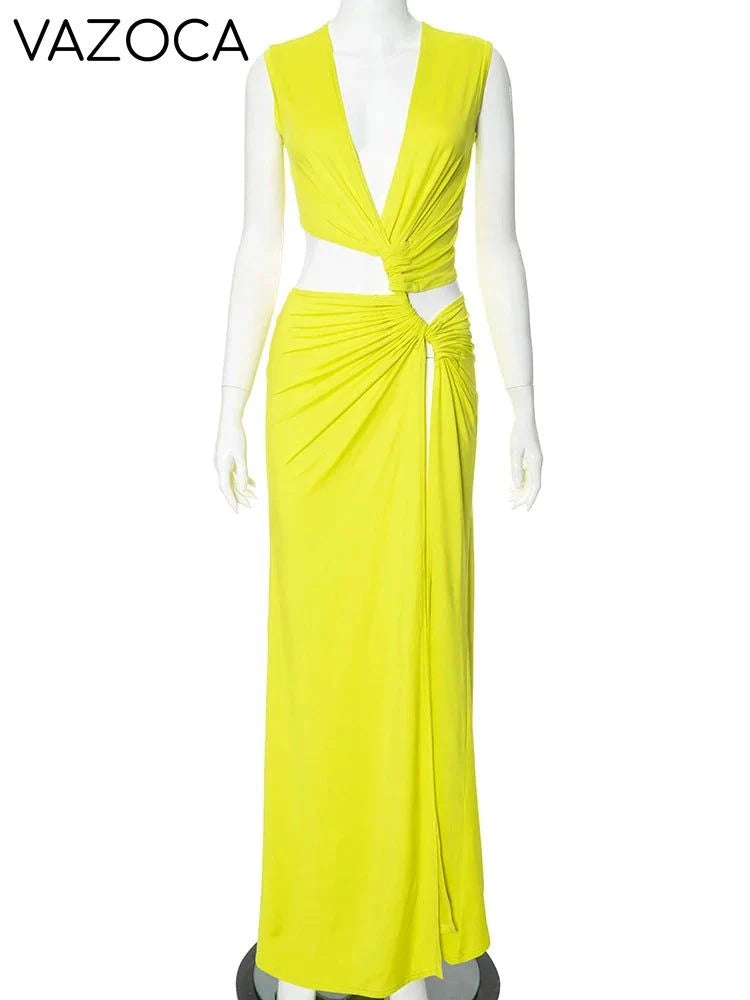 Chic Serenity Maxi Dress