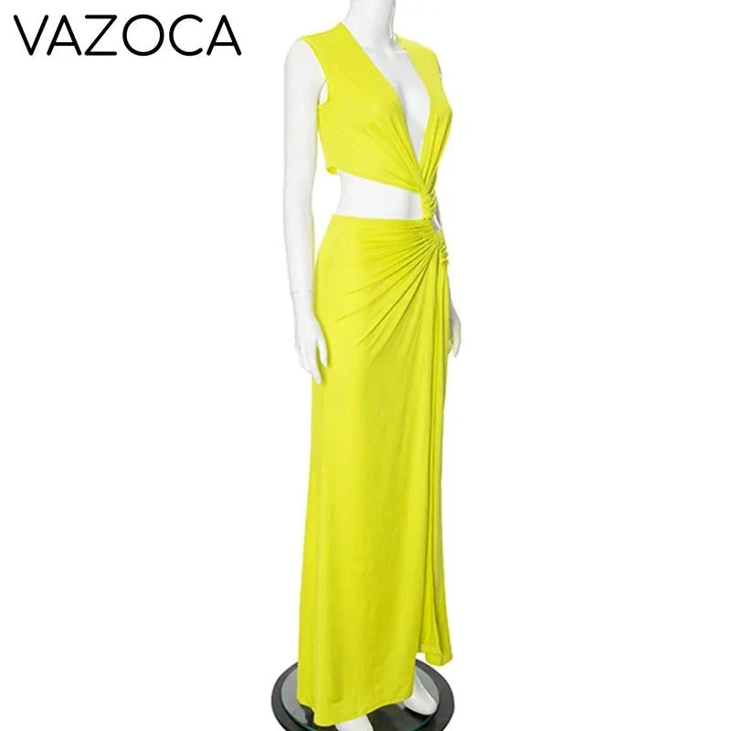 Chic Serenity Maxi Dress