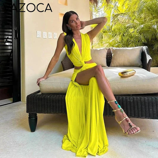 Chic Serenity Maxi Dress