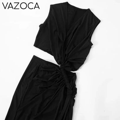 Chic Serenity Maxi Dress