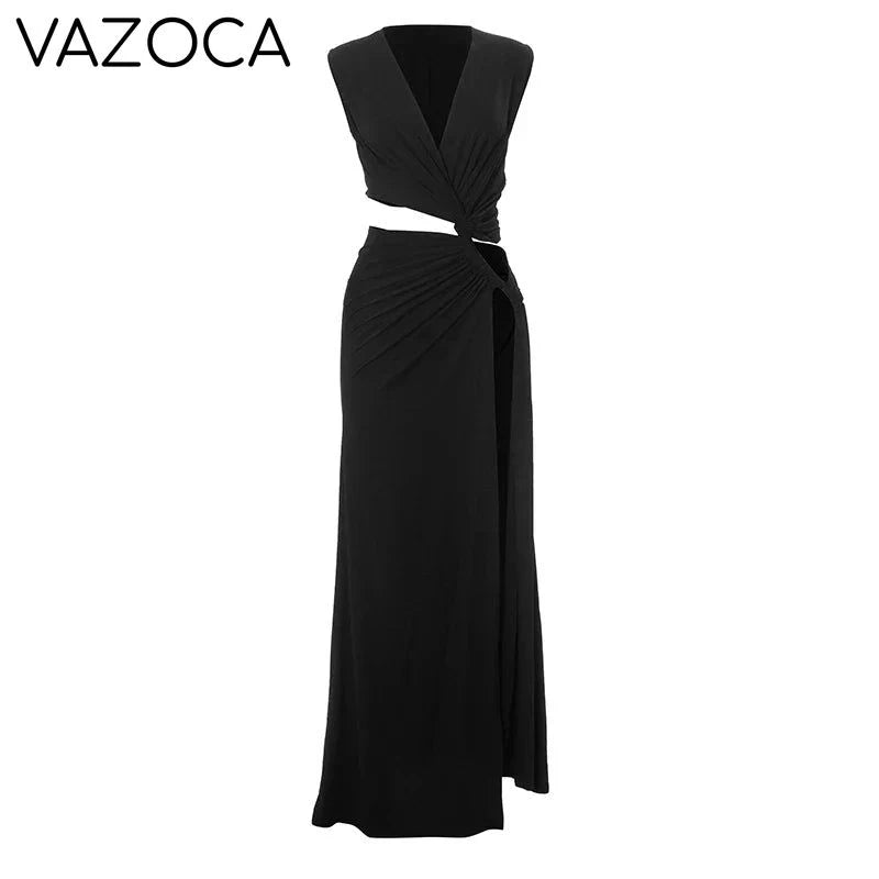 Chic Serenity Maxi Dress
