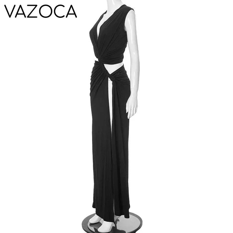 Chic Serenity Maxi Dress
