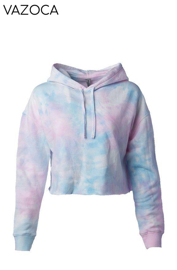 Cotton Candy Tie Dye Crop Top