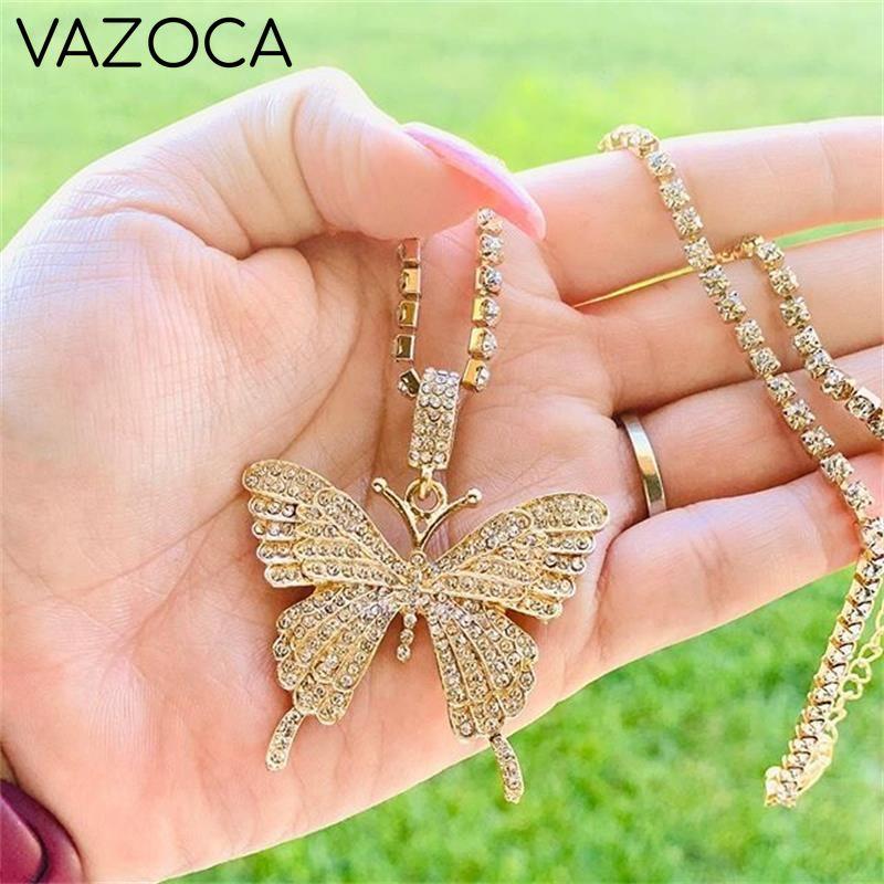 Crystal Butterfly Necklace