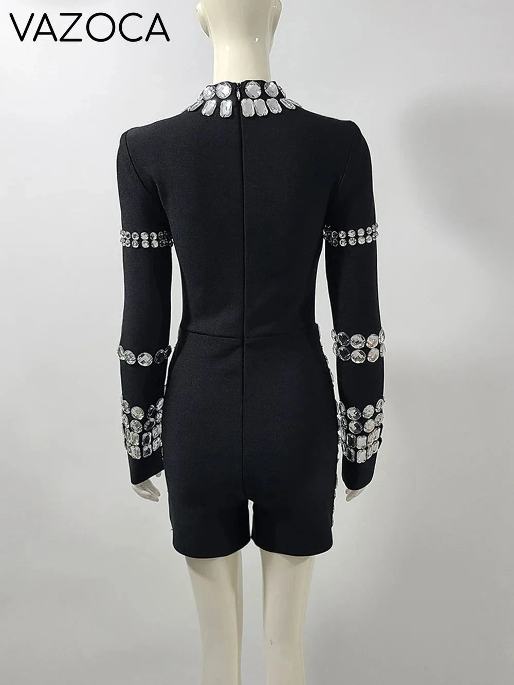 Crystal Diamond Bandage Romper