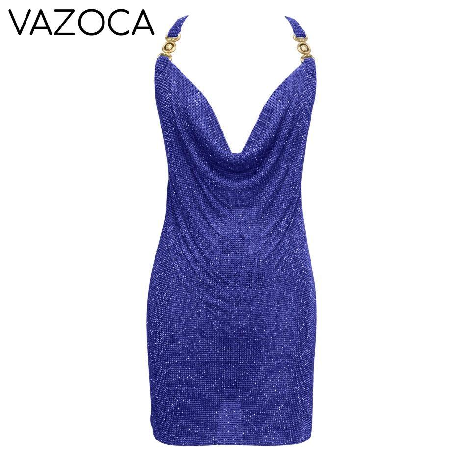Crystal Mesh Rhinestones Mini Dress