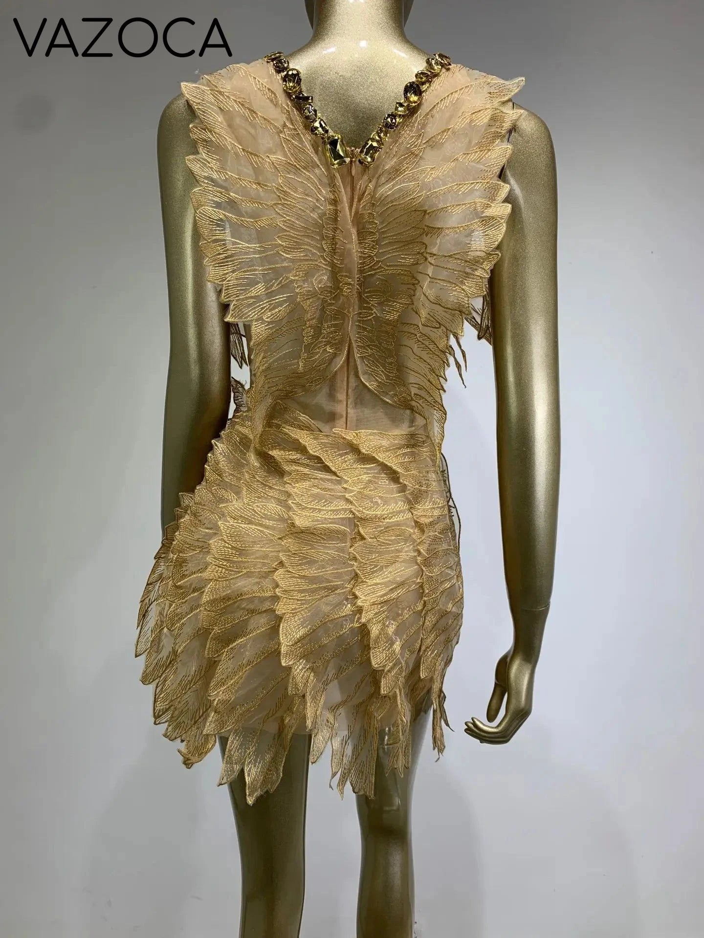 Crystal Swan Mini Dress