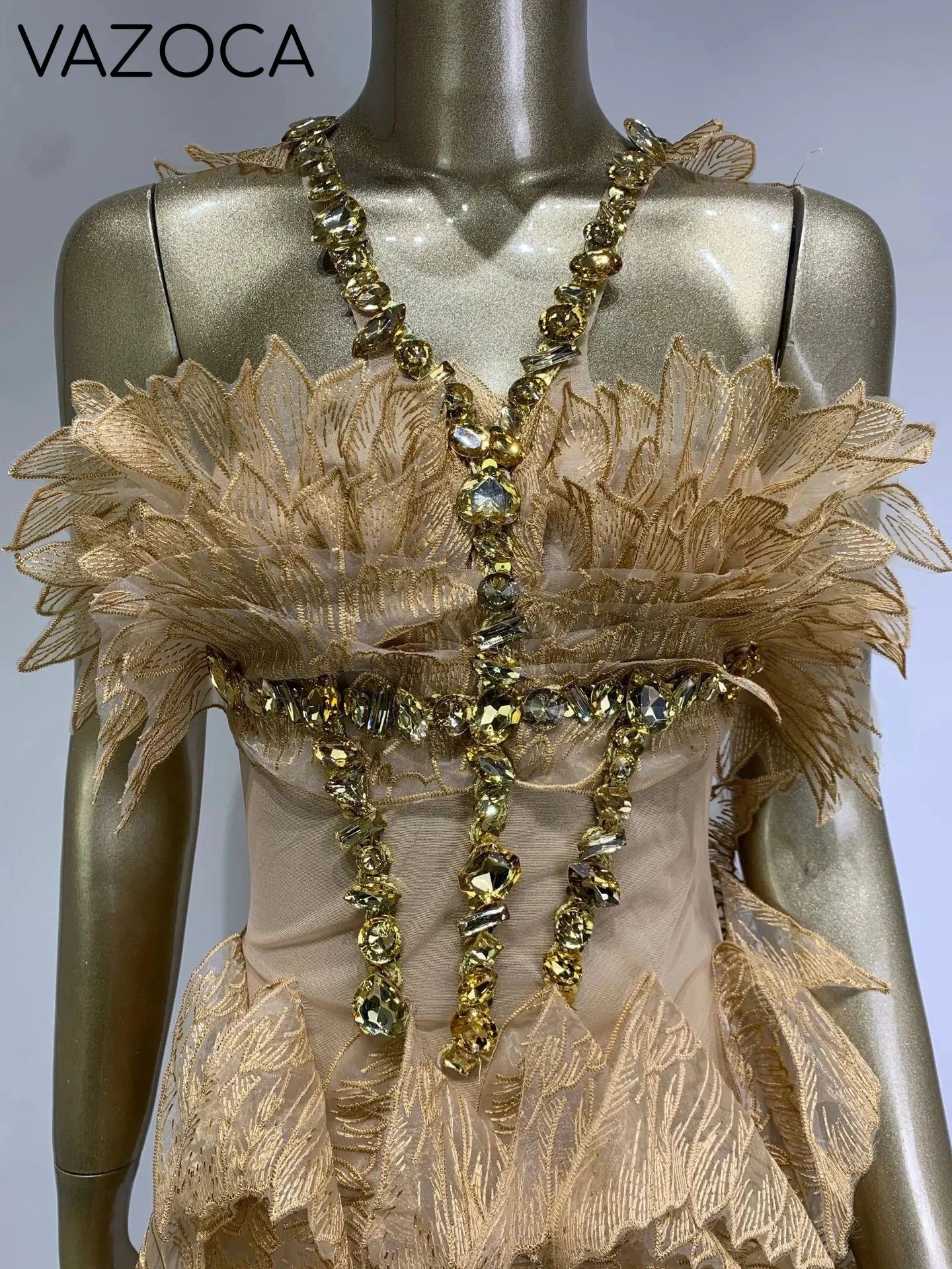 Crystal Swan Mini Dress