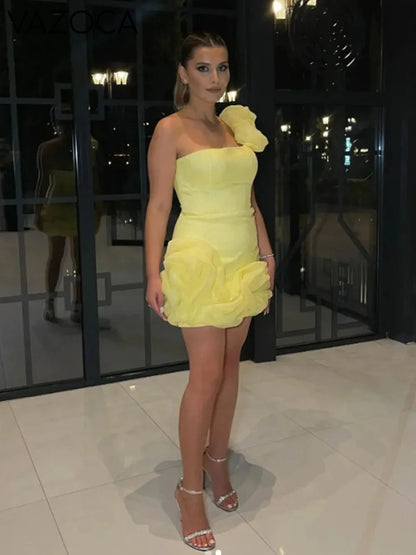 Dahlia Dream Ruffled Mini Dress