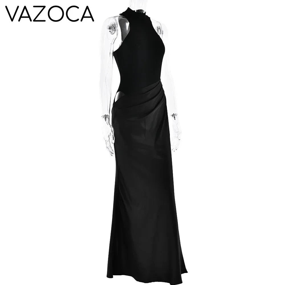 Danielle Satin Maxi Dress