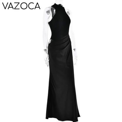 Danielle Satin Maxi Dress