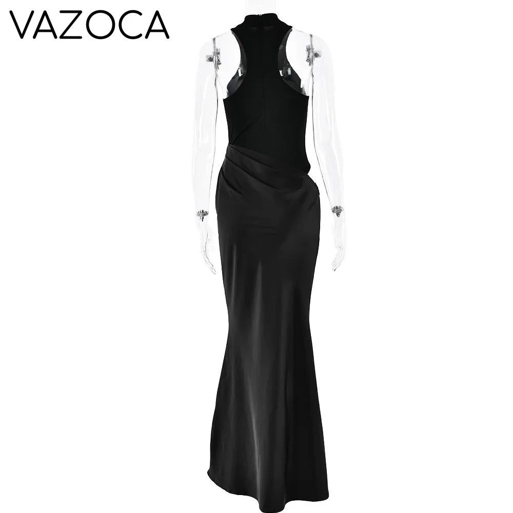 Danielle Satin Maxi Dress