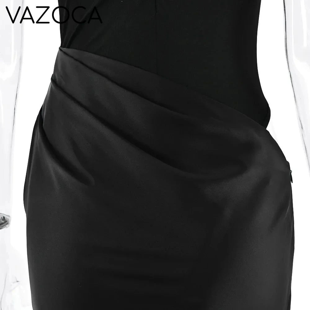 Danielle Satin Maxi Dress