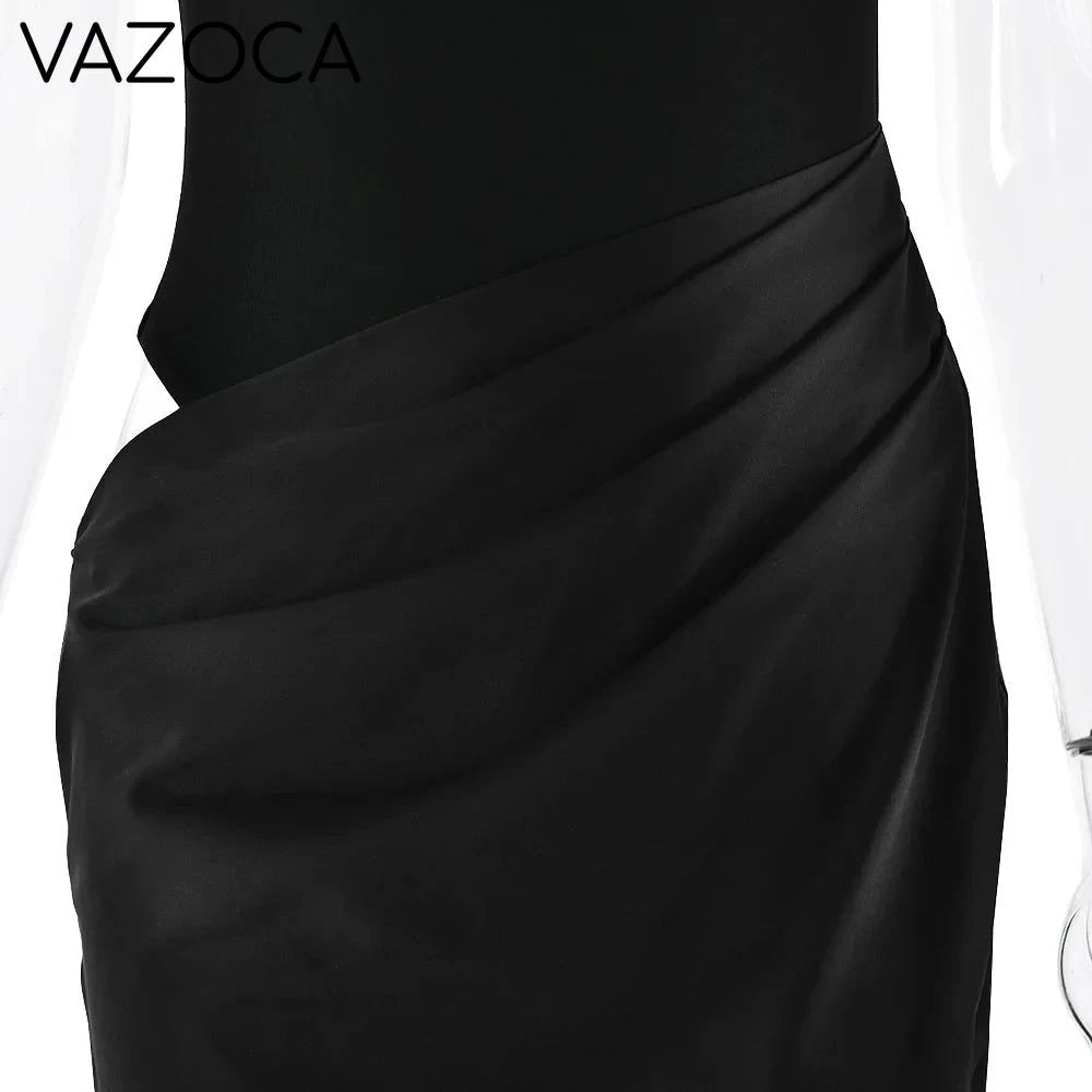 Danielle Satin Maxi Dress