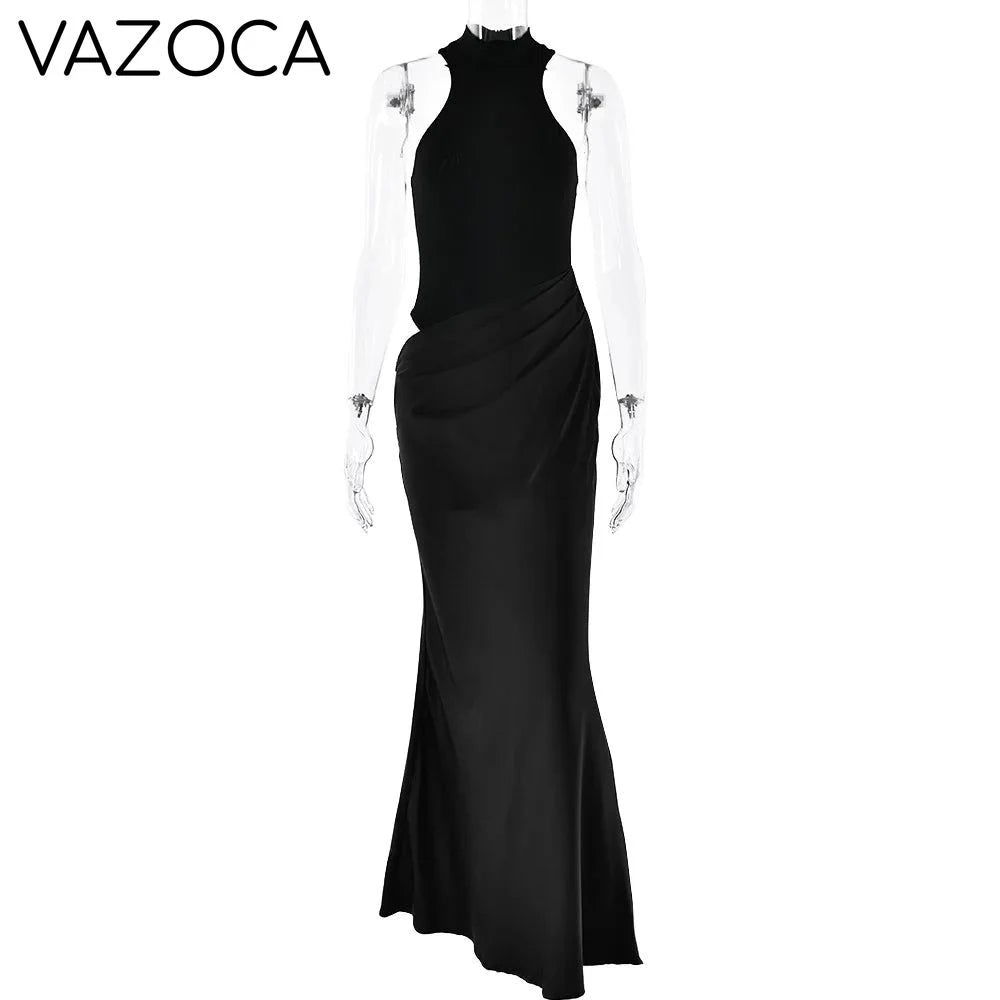 Danielle Satin Maxi Dress