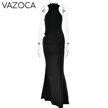 Danielle Satin Maxi Dress