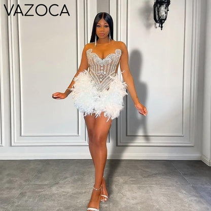 Danni Feather Dress