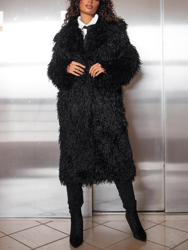 Mongolian Fur Long Coat