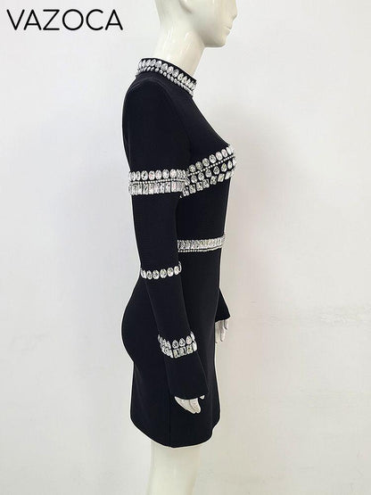 Deira Diamond Bandage Dress