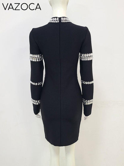 Deira Diamond Bandage Dress
