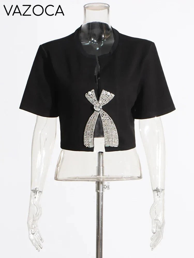 Diamond Bow Crop Top