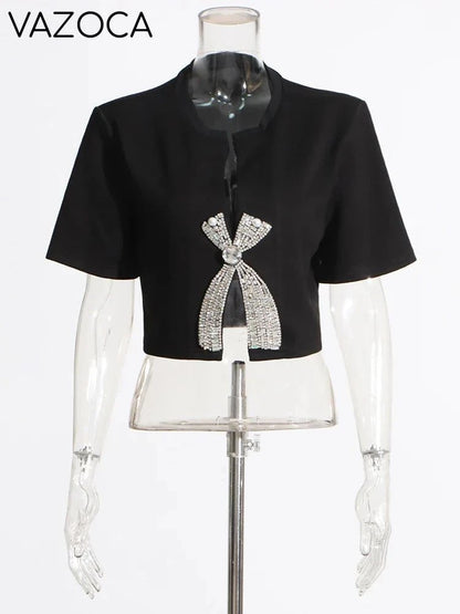 Diamond Bow Crop Top