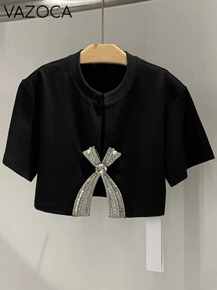 Diamond Bow Crop Top