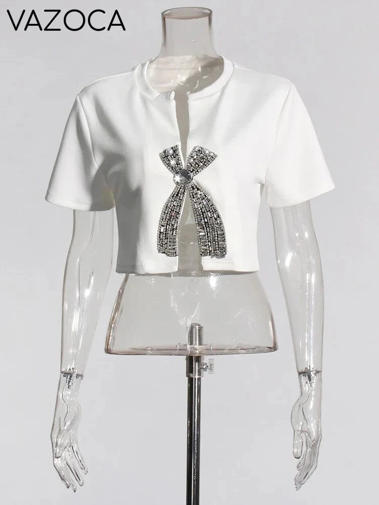 Diamond Bow Crop Top