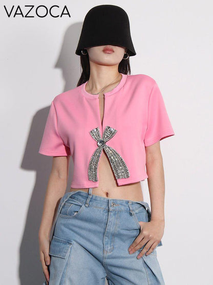 Diamond Bow Crop Top