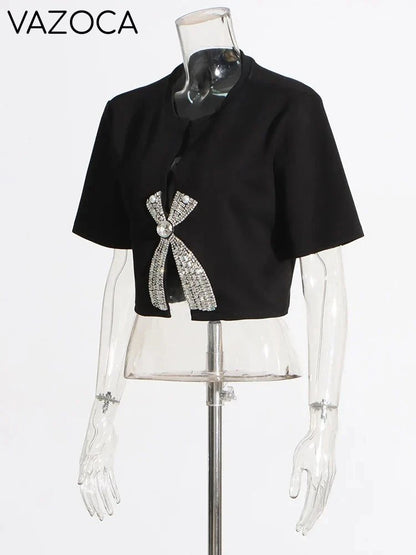 Diamond Bow Crop Top