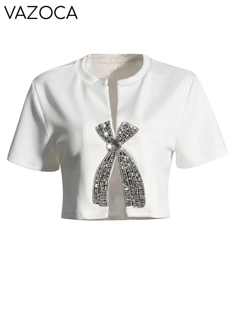 Diamond Bow Crop Top